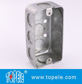 TOPELE 58351 / 58361 / 58371 gegalvaniseerd stalen doos rechthoekig handdoos nut doos