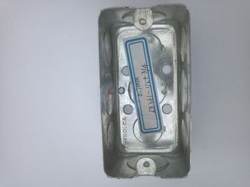 TOPELE 58351 / 58361 / 58371 gegalvaniseerd stalen doos rechthoekig handdoos nut doos