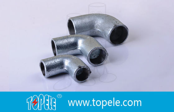 Intern draad gebogen staal 20mm 25mm 32mm BS4568 geleiding Elbow
